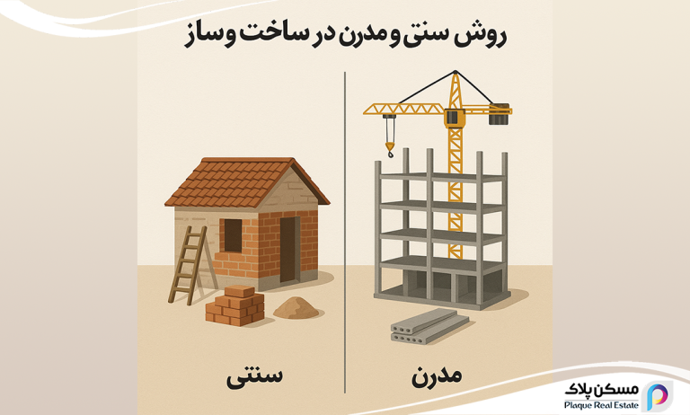 مقایسه روش‌های سنتی و مدرن در ساخت‌وساز: کدامیک بهتر است؟